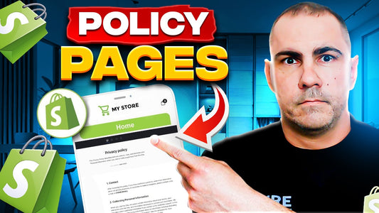 How to Add SHOPIFY Policy Pages to Your Website And Build Trust!