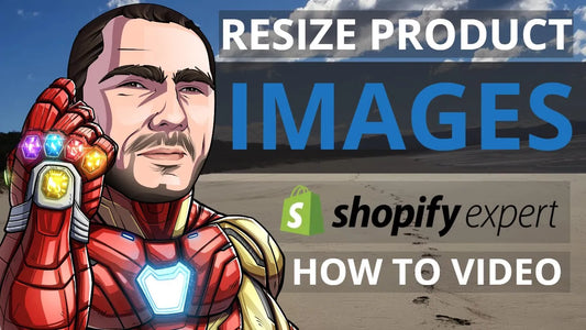 How to resize your product images to the same size on Shopify